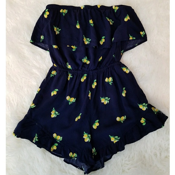 Mimi Chica Pants - Nordstrom Mimi Chica Lemon Print Romper